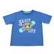 thumbnail image 1 of Polera Niño Kids M/C Print Fluor Azul Corona, 1 of 5