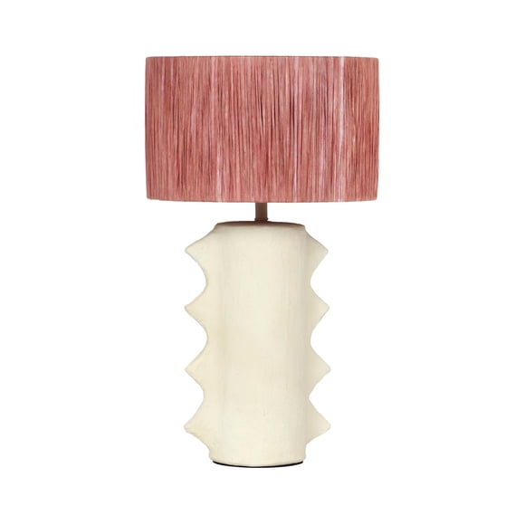 Lámpara de mesa TOV Furniture Wild Thing de papel maché hecha a mano