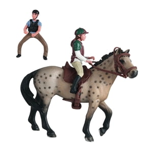 Bothyi - Figura De Acción De Caballo Pequeño De Pvc Modelo Animal Para Niños Y Niñas A Partir De 3 Años Estilo A