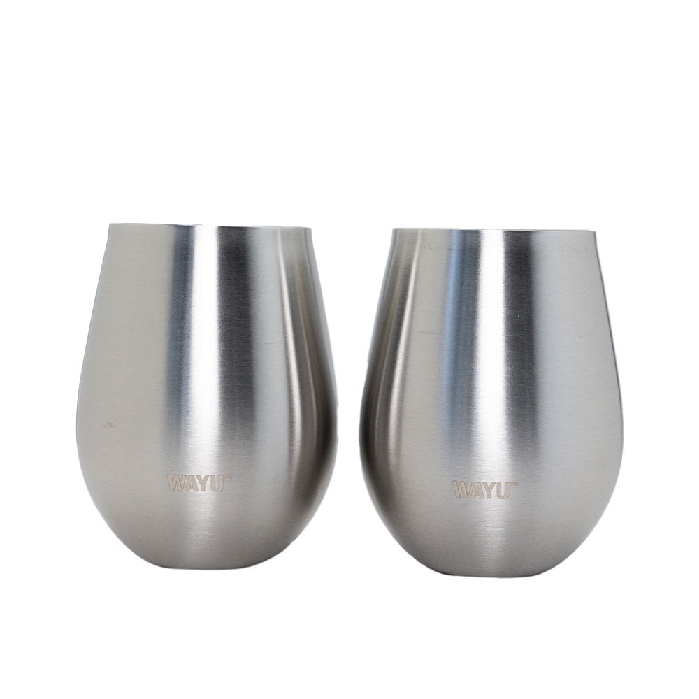 Set 2 Vasos Cocktail Metalicos 500ml Wayu