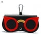 thumbnail image 1 of Women's Eyeglass Case Snap Closure Design Prevent Scratch Leather Sunglasses Carry Case for Home Travel, 1 of 3