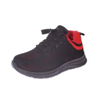 Vía Franca - Zapatilla Kids Negro Rojo Bbo