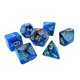 thumbnail image 4 of Dados Acrílicos D20 D10 D4 Juego De Dados Juego De Mesa Azul, 4 of 5