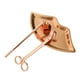 thumbnail image 1 of Juego De Accesorios Para Velas Recortador De Mechas Bandeja Para Apagar Llamas De Mecha Regalo Oro Rosa, 1 of 5