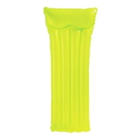 Colchoneta Inflable Intex Neon Frost 183 X 76 Cm, Amarillo