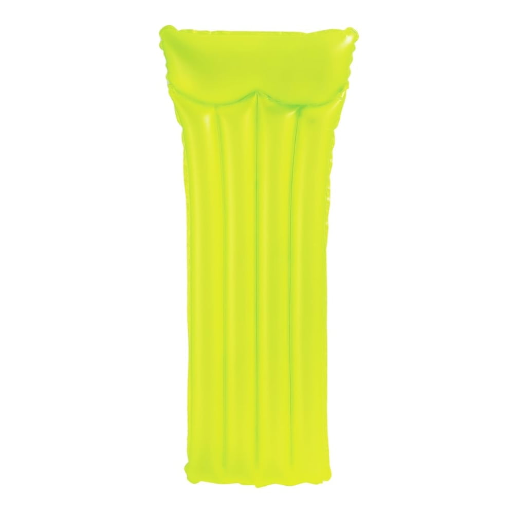 Colchoneta Inflable Intex Neon Frost 183 X 76 Cm, Amarillo