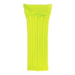 Colchoneta Inflable Intex Neon Frost 183 X 76 Cm, Amarillo