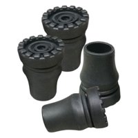 Ioensy - 4 Puntas De Bastón Para Caminar, Puntas De Bastón De Estabilidad Mejorada Para Bastón De Senderismo