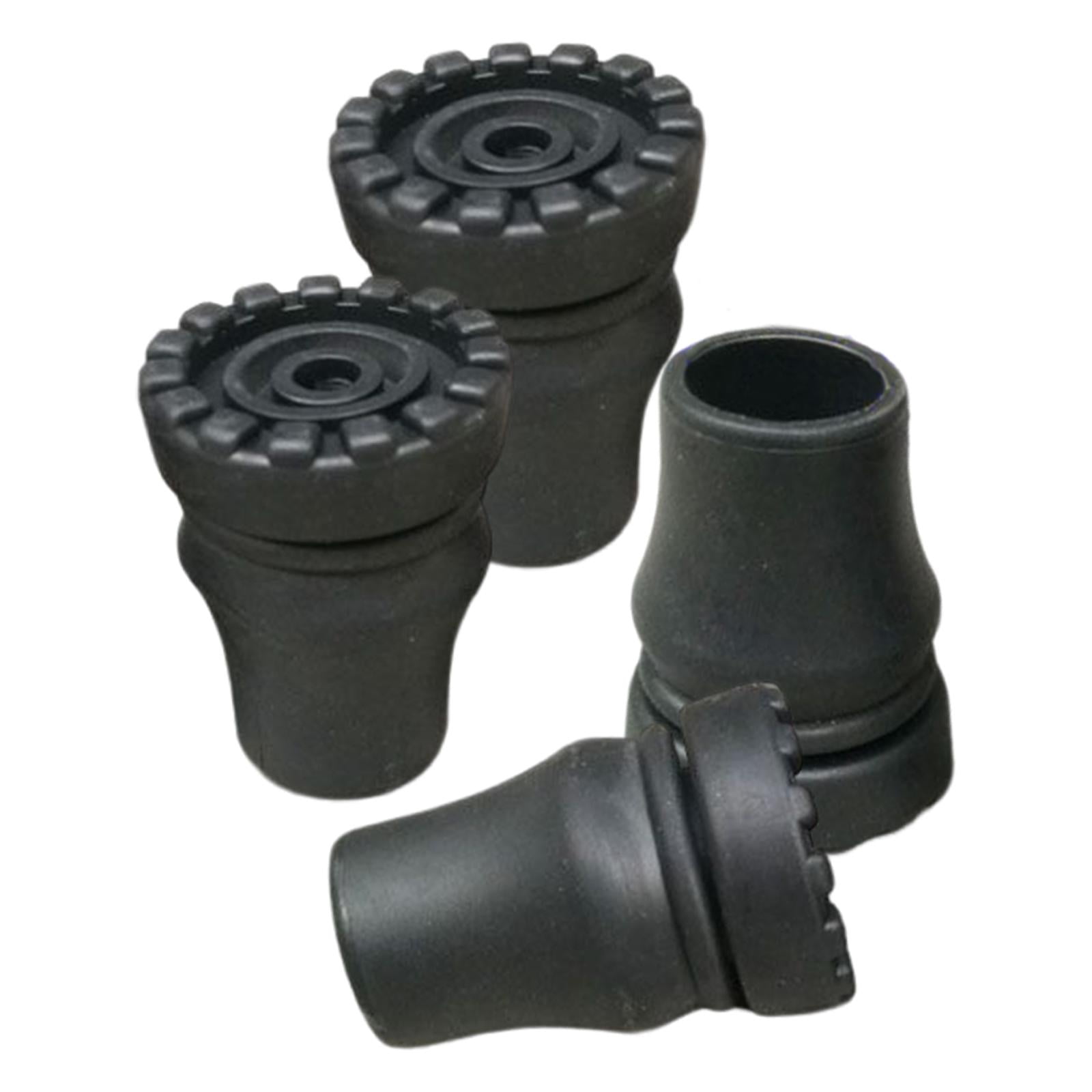 Ioensy - 4 Puntas De Bastón Para Caminar, Puntas De Bastón De Estabilidad Mejorada Para Bastón De Senderismo