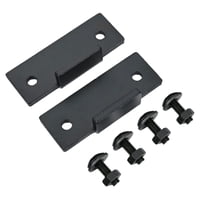 Magideal - Kits De Bisagras De Reparación, Lengüetas De Reparación, Soportes De Bisagra, Cubierta A Prueba De Polvo Para Tocadiscos Premium Duradera Para Sl-Q2 S Negro