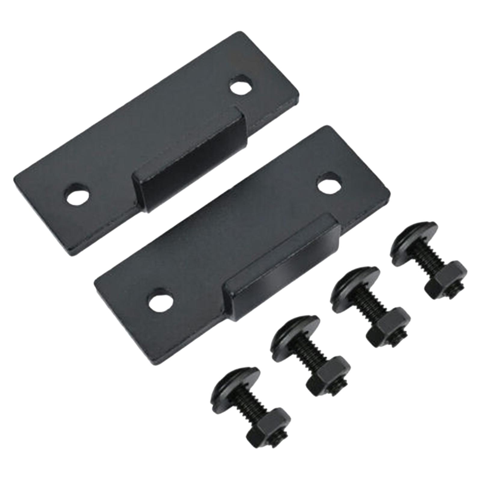 Magideal - Kits De Bisagras De Reparación, Lengüetas De Reparación, Soportes De Bisagra, Cubierta A Prueba De Polvo Para Tocadiscos Premium Duradera Para Sl-Q2 S Negro