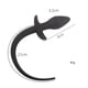 thumbnail image 3 of Devil Tail Dog Tail Cat Tail 100% Silicone Slaver Cosplay Anal Butt Anal Plug S&M & Bondage Sex Toys for Couple Men/Women, 3 of 3