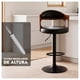 thumbnail image 5 of Pack 4 Silla Bar Taburete Piso Cocina Giratorio Ajustable Madera Moderno, 5 of 10