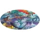 thumbnail image 1 of Alas de Fuego Alfombra Redonda de Felpa Coral, Antideslizante, No Desprende Pelusas, Lavable y Duradera para Salón, Dormitorio y Habitación de Niños 60cm, 1 of 6