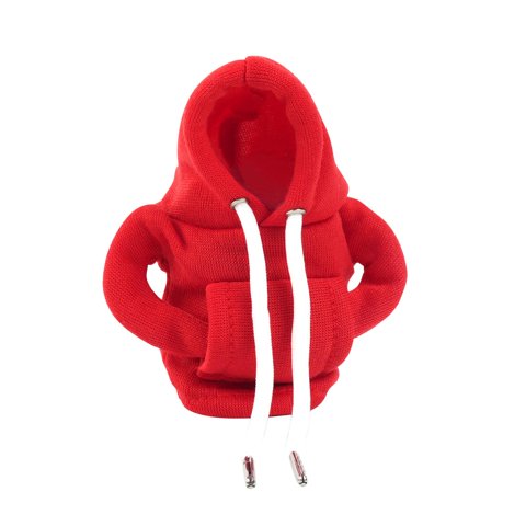 Magideal - Cubierta De Perilla De Palanca De Cambios De Coche, Sudadera Con Capucha, Accesorio Automotriz, Dispositivos Bonitos Y Resistentes, Cubierta De Manija Rojo