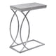 thumbnail image 1 of Mesa auxiliar en C Monarch Specialties, metal gris, 1 of 5