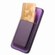 thumbnail image 5 of Funda de Cuero Magnética con Tarjetero para Samsung Galaxy S24 Plus Cubierta Delgada Morado, 5 of 5