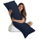 thumbnail image 1 of Almohada corporal completa Utopia Bedding para adultos, color azul marino, 1 of 7