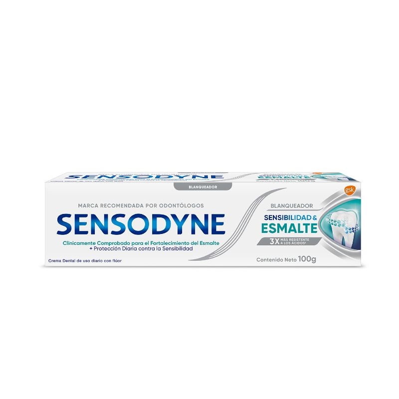 Sensodyne - Pasta Dental Sensibilidad Y Esmalte Blanqueador