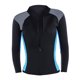 thumbnail image 2 of Chaqueta De Traje De Neopreno Para Mujer, Parte Superior Con Cremallera Frontal Para Buceo, Natación, XXL, Azul, 2 of 5