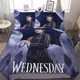 thumbnail image 1 of Wednesday 3-Piece Bedding Set Warm And Comfortable Soft Duvet Cover Bed Set for Boys Girls Kids Adult Bedroom All Season, 1 of 5