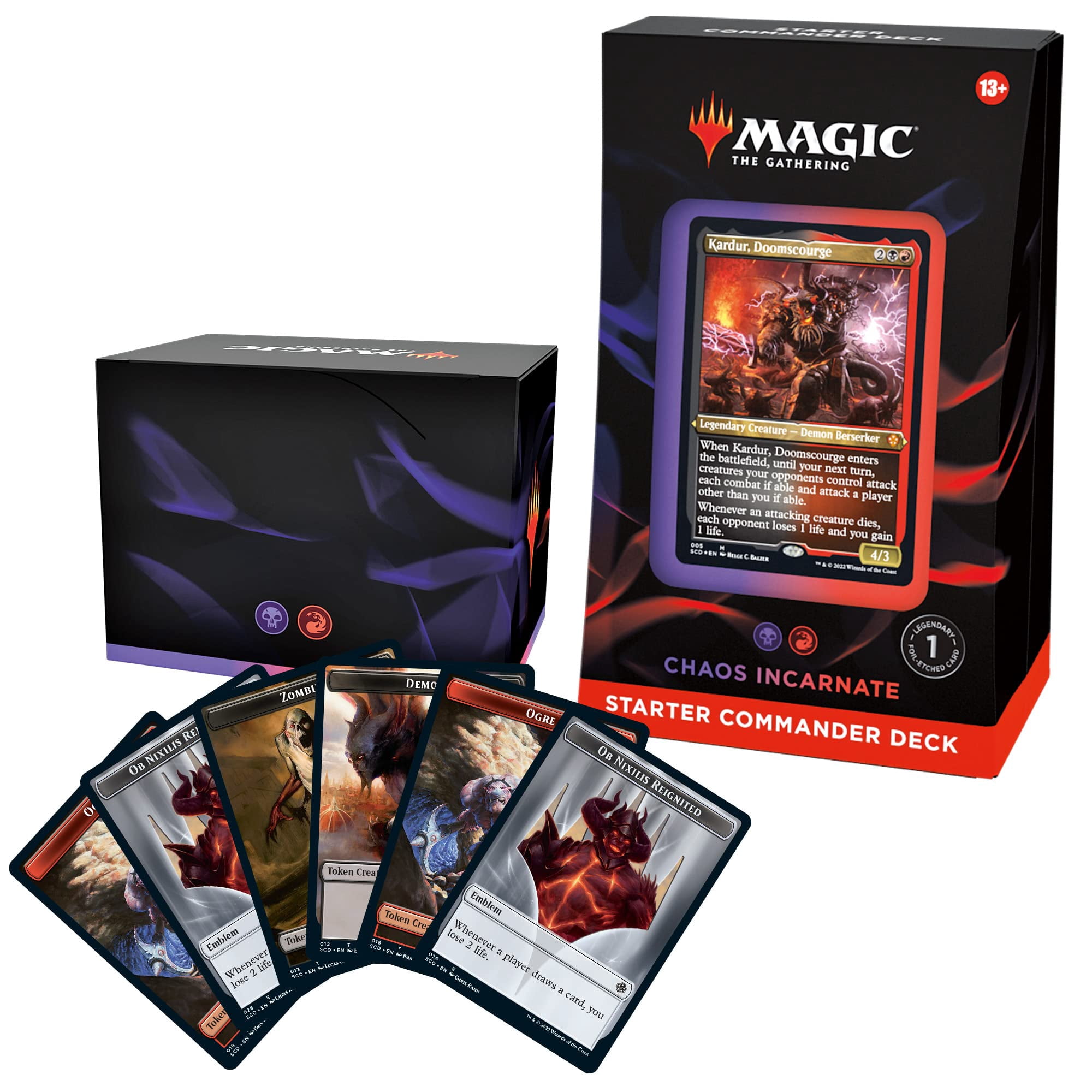 Starter Commander Deck Magic - The Gathering Chaos Incarnate