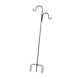 Ioensy - Poste Para Comedero De Pájaros, Decoración Para Bodas, Ganchos De Pastor Para Letreros, Cestas Para Plantas En El Porche