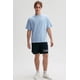 thumbnail image 4 of Polera Hombre Loose Fit Celeste, 4 of 4