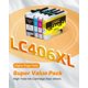 thumbnail image 4 of Cartuchos de tinta MILEKO LC406XL LC406 High Yield para Brother, 4 of 5