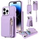 thumbnail image 1 of Stylish & Secure Wallet Case for iPhone 14/13/12/11 Pro Max/XR/XS Max/SE 2020 - RFID Credit Cards Holder, Zipper Leather Case With Wrist Strap & Handbag Case, 1 of 3