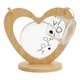 thumbnail image 2 of Juego Vajilla Tazas Café Soporte Bambú Diseño Corazón Jhn, 2 of 3