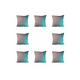 thumbnail image 2 of Pack de 8 Cojines Decorativos Cuadrille 45x45 cm Gris, 2 of 2