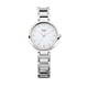 thumbnail image 1 of Reloj Titan Raga con esfera blanca y correa metálica plateada para mujer, 1 of 3