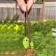 thumbnail image 2 of Cute Crochet Frog Car Decor, Rear View Mirror Accessories, Boh, 2 of 3