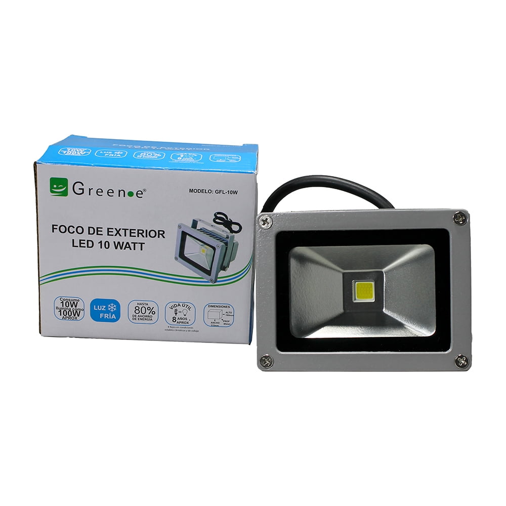 Green E - Foco Exterior Led 10w Luz Fría