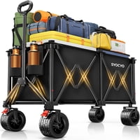 Ruedas Todo Terreno Plegables Wagon Syocyo De 570 Kg De Capacidad