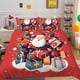 thumbnail image 1 of Christmas Gifts Santa Claus Kids Quilt Duvet Cover Set Doona Cover Bedspread3-Piece Bedding Set, 1 of 4