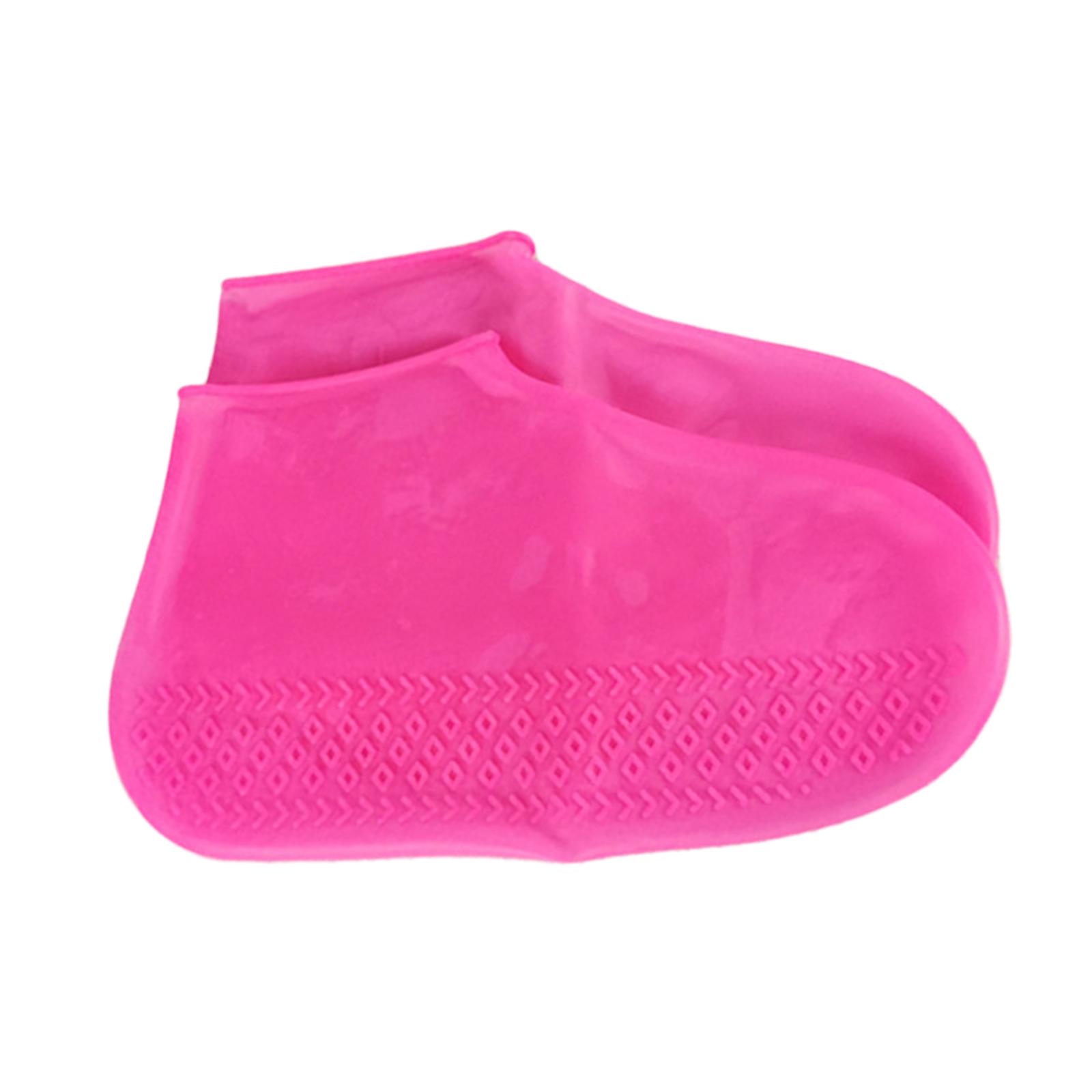 Magideal - Cubrezapatillas Impermeables Para , Protectores De Calzado Para Ciclismo, Cubrezapatillas Galosh, Cubrebotas Reutilizables Para Adultos Y , Rojo S Colores Rojos S