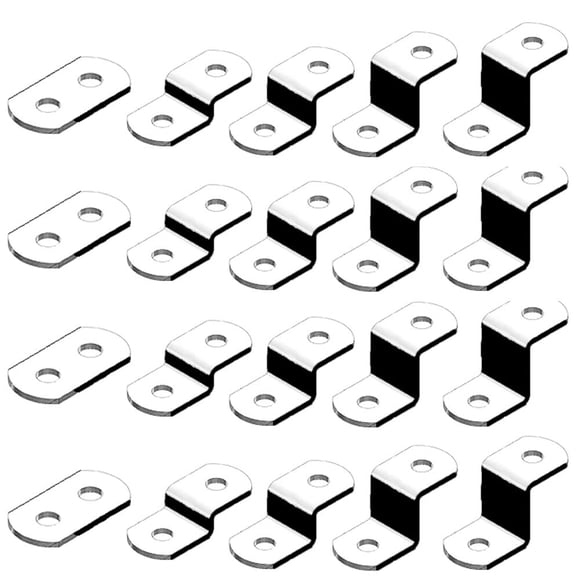 Clips para lienzo 888 Corp, tamaños variados, paquete de 50 con tornillos
