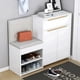 thumbnail image 3 of Zapatero Con Armario Cajon 110*24*80CM Organizador Moderno, 3 of 5