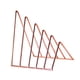 thumbnail image 3 of Organizador De Sujetalibros, Clasificador De Carpetas De Archivos, Oficinas, Extremo De Libro, Escritorio, Estantería Triangular, Dorado Rosa, 3 of 3