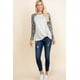 thumbnail image 2 of CCWHOLESALESCLOTHINGS Top Casual de Felpa Francesa con Giro Lateral y Estampado Animal, Talla Grande para Mujer, 2 of 5