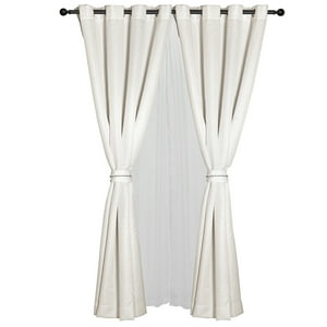 Masel - Set Cortina Barbara 8 Pzas Crudo 140X225