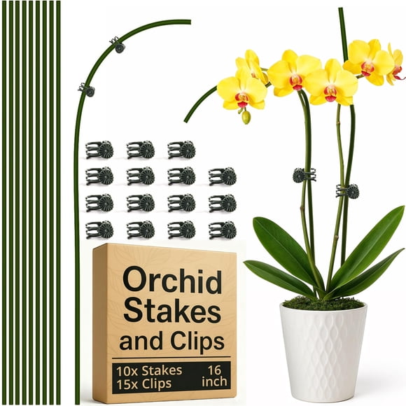 Estacas de soporte para plantas Sproot de 16 pulgadas para interior/exterior x10