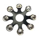 thumbnail image 3 of Hi Hat Pandereta Alto Rendimiento Tambor Hi Hat Campanas Para Crashes Stacks Rides Negro, 3 of 5