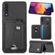 thumbnail image 1 of Funda Billetera Tejida para Samsung Galaxy A30s con Soporte y Tarjetero Negro, 1 of 4