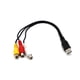 thumbnail image 3 of Cable adaptador USB macho A a 3 RCA para videocámara AV, color negro, para VCR y CD (1,5 m), 3 of 4