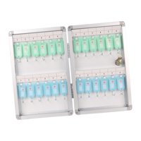 Ioensy - 24 Caja De Bloqueo De Almacenamiento De Llave Con Poseedor De Etiquetas De Etiqueta De Llave Para Hoteles Key De La Oficina Del Automóvil