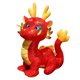 thumbnail image 3 of Dragón Chino De Peluche De Juguete Mu?eco De Animal De Dragón Relleno Para Fiesta Oficina Vacaciones, 3 of 5