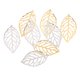 thumbnail image 2 of 200 piezas de encantos de filigrana huecos colgantes de la hoja accesorios de la joyería accesorios, 2 of 5